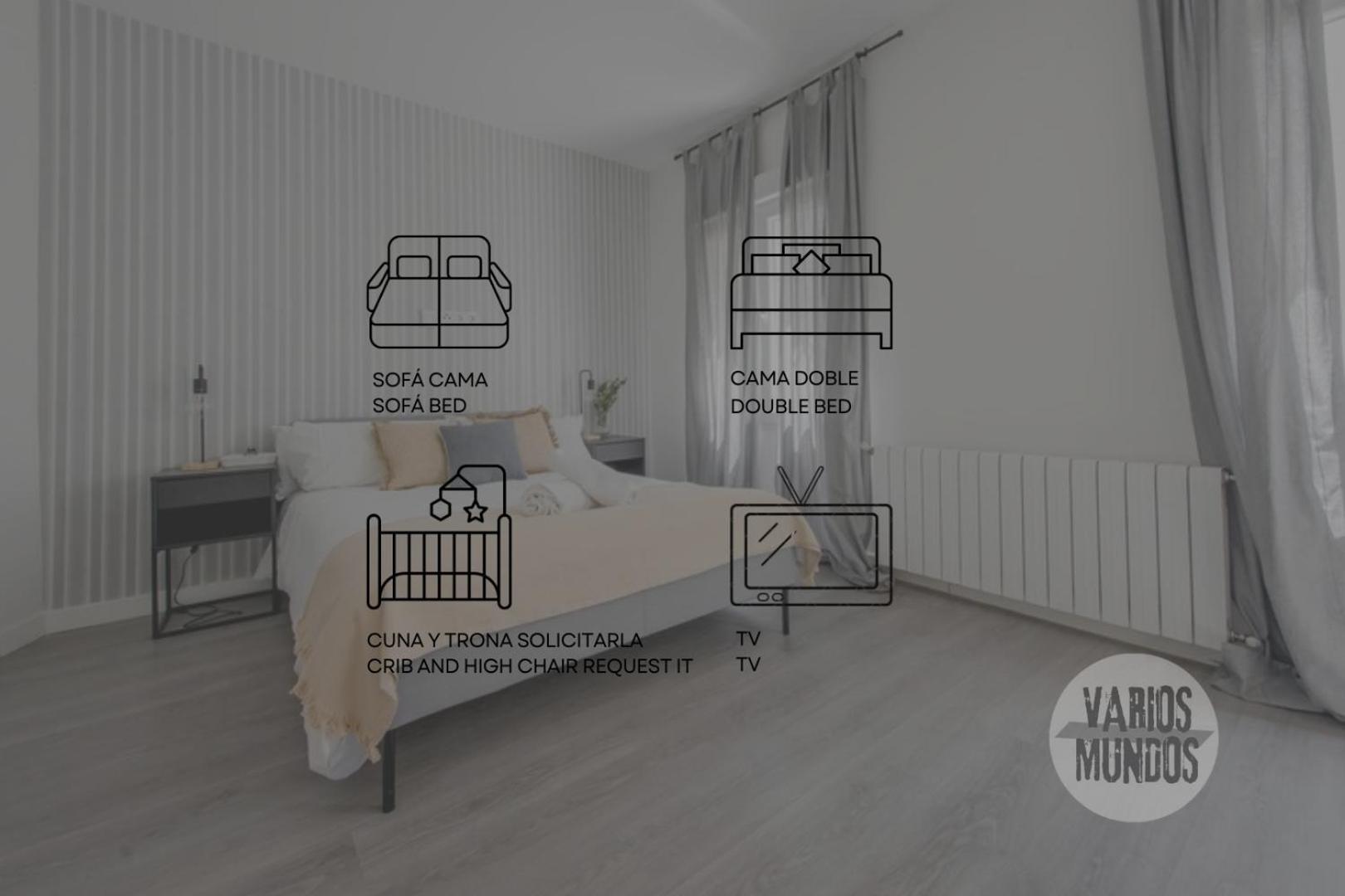 Excuisite New Apt En Gran Via Para 5Pax E2 Madrid Exterior photo