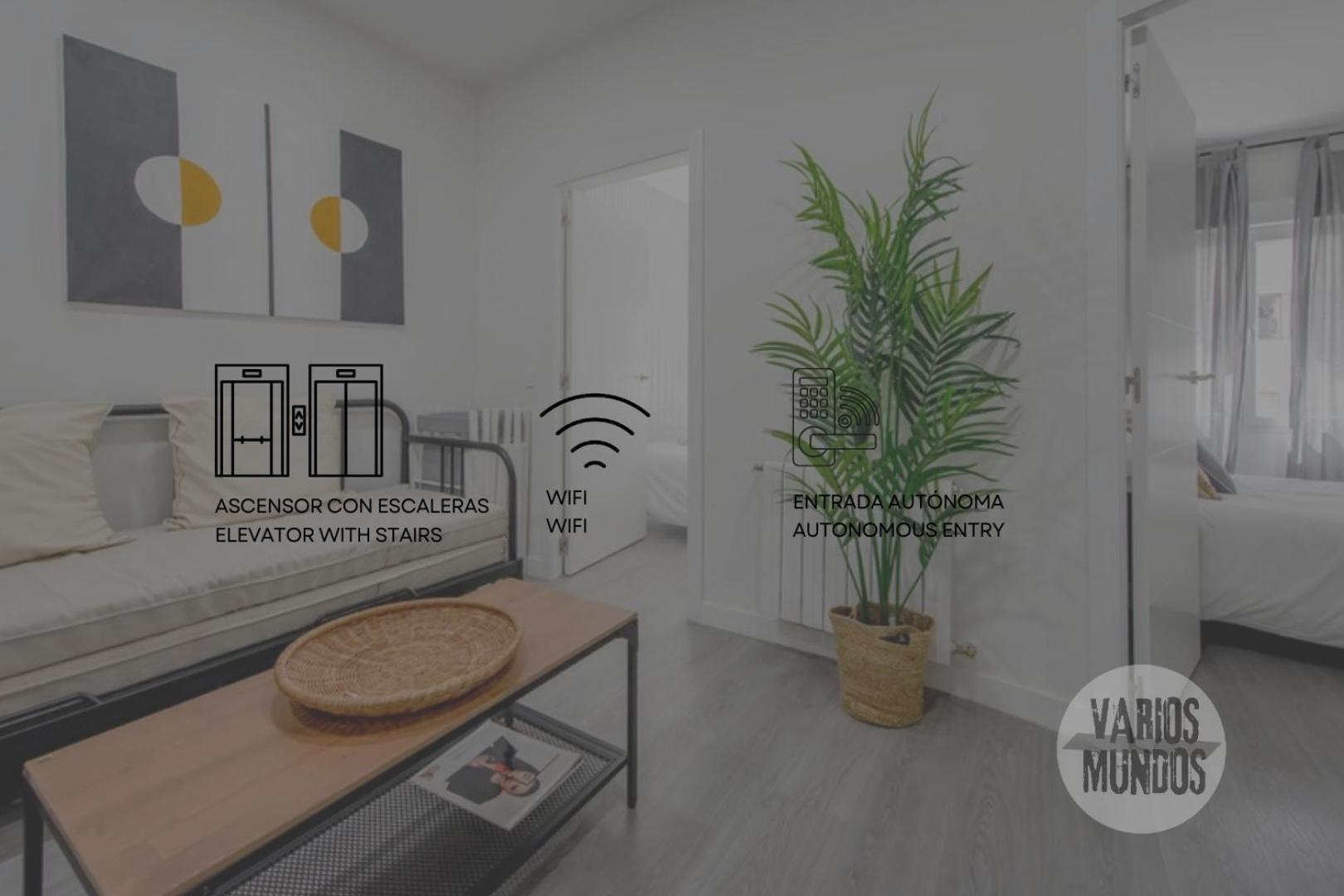 Excuisite New Apt En Gran Via Para 5Pax E2 Madrid Exterior photo